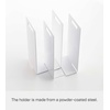 image:imageYamazaki Home Tower Interlocking Towel Organizer  Bathroom Storage Shelf Rack  Steel  Spacesaving towel organizer for bathroom shelves and countertops Sturdy steel construction ensures longlasting durabilityWhite
