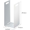 image:imageYamazaki Home Tower Interlocking Towel Organizer  Bathroom Storage Shelf Rack  Steel  Spacesaving towel organizer for bathroom shelves and countertops Sturdy steel construction ensures longlasting durabilityWhite