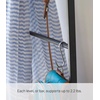 image:imageYamazaki Home Tower Leaning Ladder Rack Space Saving  Ladder 63  Steel  Leaning ladder hanger for bedroom closet living room bathroom storage Nonslip rubber caps protect floors and wallsBlack