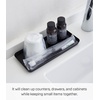 image:imageYamazaki Home Tower Space Saving Vanity Tray  4 X 85  Steel  Compact space saving vanity tray features a durable steel construction with protective silicone cushions Easy to assemble