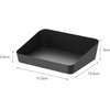 image:imageYamazaki Home Tower Space Saving Vanity Tray  525 X 7  SteelBlack