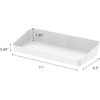 image:imageYamazaki Home Tower Space Saving Vanity Tray  525 X 7  SteelWhite
