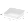 image:imageYamazaki Home Tower Space Saving Vanity Tray  525 X 7  SteelWhite