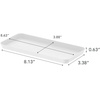 image:imageYamazaki Home Tower Space Saving Vanity Tray  525 X 7  SteelWhite