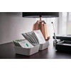 image:imageYamazaki Home Tower Space Saving Vanity Tray  525 X 7  SteelWhite
