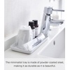 image:imageYamazaki Home Tower Space Saving Vanity Tray  525 X 7  SteelWhite
