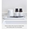 image:imageYamazaki Home Tower Space Saving Vanity Tray  525 X 7  SteelWhite