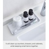 image:imageYamazaki Home Tower Space Saving Vanity Tray  525 X 7  SteelWhite