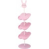image:imageYAMAZAKI Home Other Bunny Childrens Shoe Rack  Kids Shoe Organizer 26  Steel  Holds 3 Pairs of ShoesPink