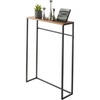 image:imageYAMAZAKI Home Slim Console Table  Narrow Entryway Table 24 Inch with Hooks UltraShallow Skinny Table for Small Spaces Modern White Narrow Console Table Steel  Wood Easy Assembly  Ultrashallow skinny console table for small spaces 24inch Adds practical everyday storage Keeps essentials organizedBlack
