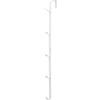 image:imageYAMAZAKI Home Smart Home Over The Door Hooks  Vertical Hanging Coat Rack Fits Doors Up to 1375 Thick  SteelWhite