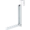 image:imageYAMAZAKI Home Smart Over The Door Coat Hook Organizer Collapsible Foldable Rack for Entryway Or Bedroom Closet  2Hook  Steel  Collapsible coat hook organizer utilizes space behind doors Comes with 2 hooks Spacesaving designWhite