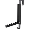 image:imageYAMAZAKI Home Smart Over The Door Coat Hook Organizer Collapsible Foldable Rack for Entryway Or Bedroom Closet  2Hook  Steel  Collapsible coat hook organizer utilizes space behind doors Comes with 2 hooks Spacesaving designBlack