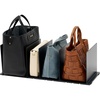 image:imageYAMAZAKI Home Smart Purse OrganizerBag Divider For Closet Shelf  Abs Plastic  Smart purse organizer and bag divider ideal for closet shelves Durable ABS plastic construction Built for everyday useBlack