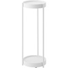 image:imageYAMAZAKI Home Tower 2Tier Planter Stand With Casters  Easy Transport amp Cleaning 28  SteelWhite
