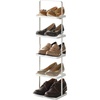 image:imageYAMAZAKI Home Tower Compact Modern Metal Shoe Rack  Short 18  Steel  Holds 6 To 9 ShoesWhite