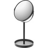 image:imageYAMAZAKI Home Tower Round Standing Mirror  Bathroom and Bedroom Organizer with TrayBlack