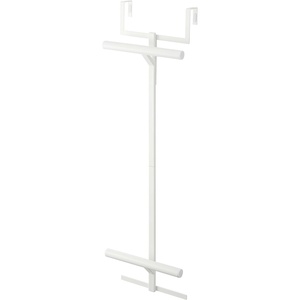 image:imageYAMAZAKI Home 2Tier OvertheDoor Backpack Storage Rack with Hooks WhiteWhite