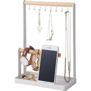 image:imageYAMAZAKI Home Accessory Stand  Jewelry Holder amp Organizer Storage  Elegant accessory stand and jewelry organizer storage crafted from steel and wood Designed for convenient everyday useAccessory Stand