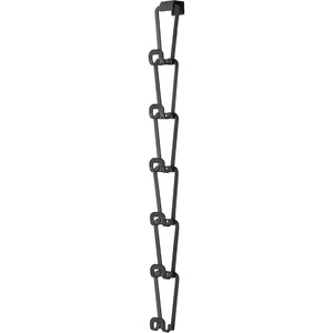 image:imageYAMAZAKI Home Chain Link Bag Holder  Closet Storage Hanging Organizer Rack Steel One Size Black  Chain link bag holder displays purses in a sleek waterfall formation Sturdy steel construction holds up to 22 lbs per hookBlack