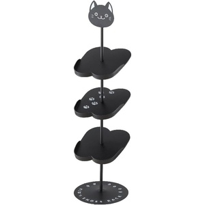 image:imageYAMAZAKI Home Other Bunny Childrens Shoe Rack  Kids Shoe Organizer 26  Steel  Holds 3 Pairs of ShoesBlack