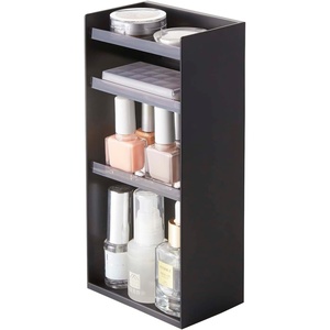 image:imageYAMAZAKI Home Tower Jewelry amp Makeup Organizer Standup Cosmetic Storage Box Display Case  Flat  Abs PlasticBlack