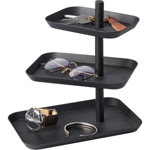 image:imageYamazaki Home Tower 3Tier Accessory Tray  Jewelry Holder amp Storage Organizer  SteelBlack