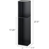 image:imageYAMAZAKI Home Bathroom Organizer Steel No AssemblyBlack
