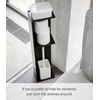 image:imageYAMAZAKI Home Bathroom Organizer Steel No AssemblyBlack