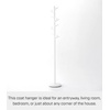 image:imageYAMAZAKI Home Branch Coat Rack TreeStanding Coat and Hat Hanger 69  SteelWhite