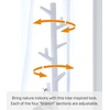 image:imageYAMAZAKI Home Branch Coat Rack TreeStanding Coat and Hat Hanger 69  SteelWhite