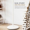 image:imageYAMAZAKI Home Freestanding Coat Rack Stand  Modern Coat Tree with Wooden Hooks Standing Coat Hanger for Entryway Sturdy Weighted Base Steel White Easy Assembly  Modern coat tree stand and standing coat hanger for entryways Durable steel construction Easy assembly Smart space saverWhite