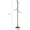 image:imageYAMAZAKI Home Freestanding Coat Rack Stand  Modern Coat Tree with Wooden Hooks Standing Coat Hanger for Entryway Sturdy Weighted Base Steel White Easy Assembly  Modern coat tree stand and standing coat hanger for entryways Durable steel construction Easy assembly Smart space saverBlack