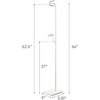 image:imageYAMAZAKI Home Freestanding Coat Rack with Weighted Base Wood Pegs White  Modern freestanding coat hook hanger designed for entryways offices or bedrooms Sturdy weighted base Easy assemblyWhite