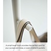 image:imageYAMAZAKI Home Freestanding Coat Rack with Weighted Base Wood Pegs White  Modern freestanding coat hook hanger designed for entryways offices or bedrooms Sturdy weighted base Easy assemblyWhite