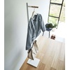 image:imageYAMAZAKI Home Freestanding Coat Rack with Weighted Base Wood Pegs White  Modern freestanding coat hook hanger designed for entryways offices or bedrooms Sturdy weighted base Easy assemblyWhite