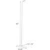 image:imageYAMAZAKI Home Leaning Slim Coat Hanger Clothes Rack Space Saving Steel One Size WhiteWhite