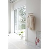 image:imageYAMAZAKI Home Leaning Slim Coat Hanger Clothes Rack Space Saving Steel One Size WhiteWhite