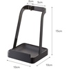 image:imageYAMAZAKI Home Lid and Ladle Stand Large Kitchen Utensil Organizer Black  Versatile kitchen stand for utensils lids and cookbooks Compact design with a removable drip tray Home chef must haveBlack