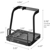 image:imageYAMAZAKI Home Lid and Ladle Stand Large Kitchen Utensil Organizer Black  Versatile kitchen stand for utensils lids and cookbooks Compact design with a removable drip tray Home chef must haveBlack