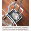 image:imageYAMAZAKI Home Lid and Ladle Stand Large Kitchen Utensil Organizer White  Versatile kitchen stand for utensils lids and cookbooks Compact design with a removable drip tray Home chef must have