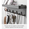 image:imageYAMAZAKI Home Magnetic Key Rack with Tray Steel One Size WhiteBlack