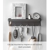 image:imageYAMAZAKI Home Magnetic Key Rack with Tray Steel One Size WhiteBlack