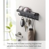 image:imageYAMAZAKI Home Magnetic Key Rack with Tray Steel One Size WhiteBlack