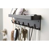 image:imageYAMAZAKI Home Magnetic Key Rack with Tray Steel One Size WhiteBlack