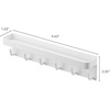 image:imageYAMAZAKI Home Magnetic Key Rack with Tray Steel One Size WhiteWhite