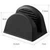 image:imageYAMAZAKI Home Magnetic Silicone Pot Holders Set of 2 Oven Heat Pads Black  Heatresistant silicone oven mitts and durable insulated hot pads Features integrated magnetic storage for easy accessBlack