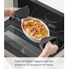image:imageYAMAZAKI Home Magnetic Silicone Pot Holders Set of 2 Oven Heat Pads Black  Heatresistant silicone oven mitts and durable insulated hot pads Features integrated magnetic storage for easy accessBlack