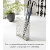 image:imageYAMAZAKI Home Nest Umbrella Stand  Storage for Umbrellas and Walking Canes  Round  Steel  Holds Up to 6 UmbrellasWhite