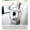 image:imageYAMAZAKI Home Plate Kitchen Tool Stand amp Organizer For Pot Lids Ladles Chopsticks  HeatResistant Dishwasher Safe Multifunctional Silicone Tray Splatter Guard Tablet Holder Polypropylene